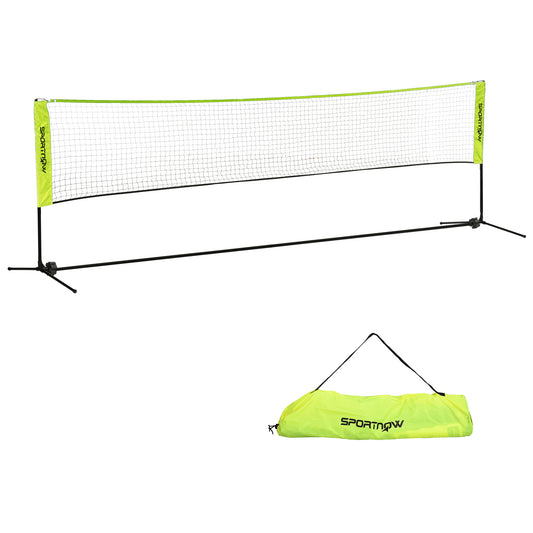 Photo of SPORTNOW 4m Badminton Net, Height Adjustable Outdoor Sports Net, with Carry Bag, for Tennis, Pickleball, Volleyball in Volleyball colour on a white background