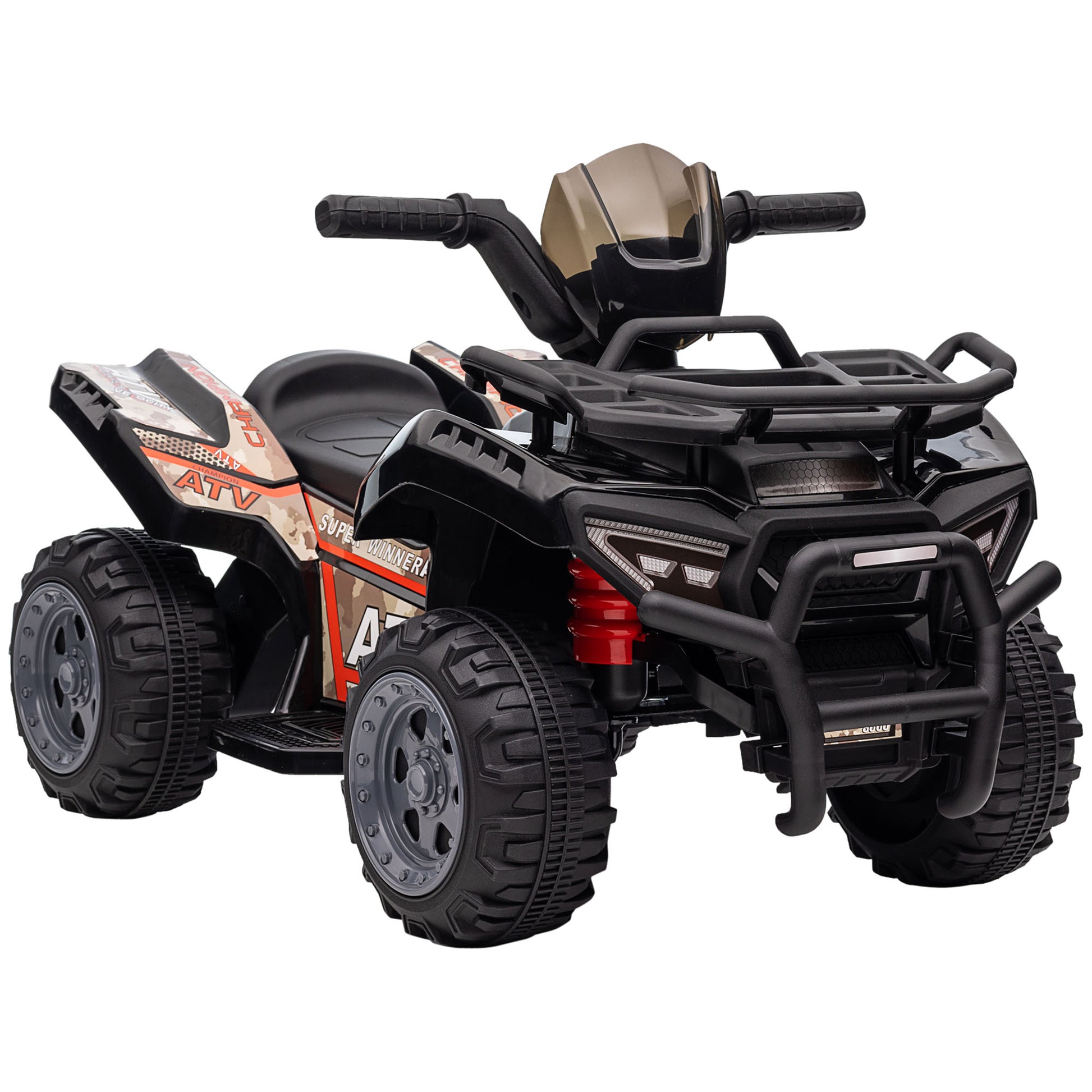 Photo of HOMCOM Kids Ride-on Four Wheeler ATV Car with Real Working Headlights for 18-36M in 18-36M colour on a white background