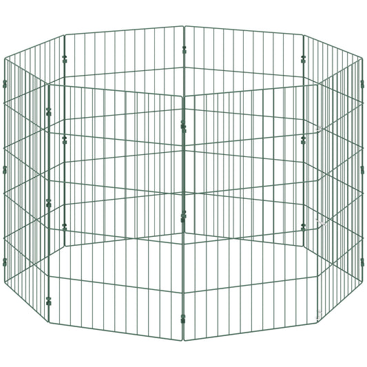Photo of PawHut 8 Panel Pet Playpen for Medium Dogs Indoor Outdoor 80 cm Height in Height colour on a white background