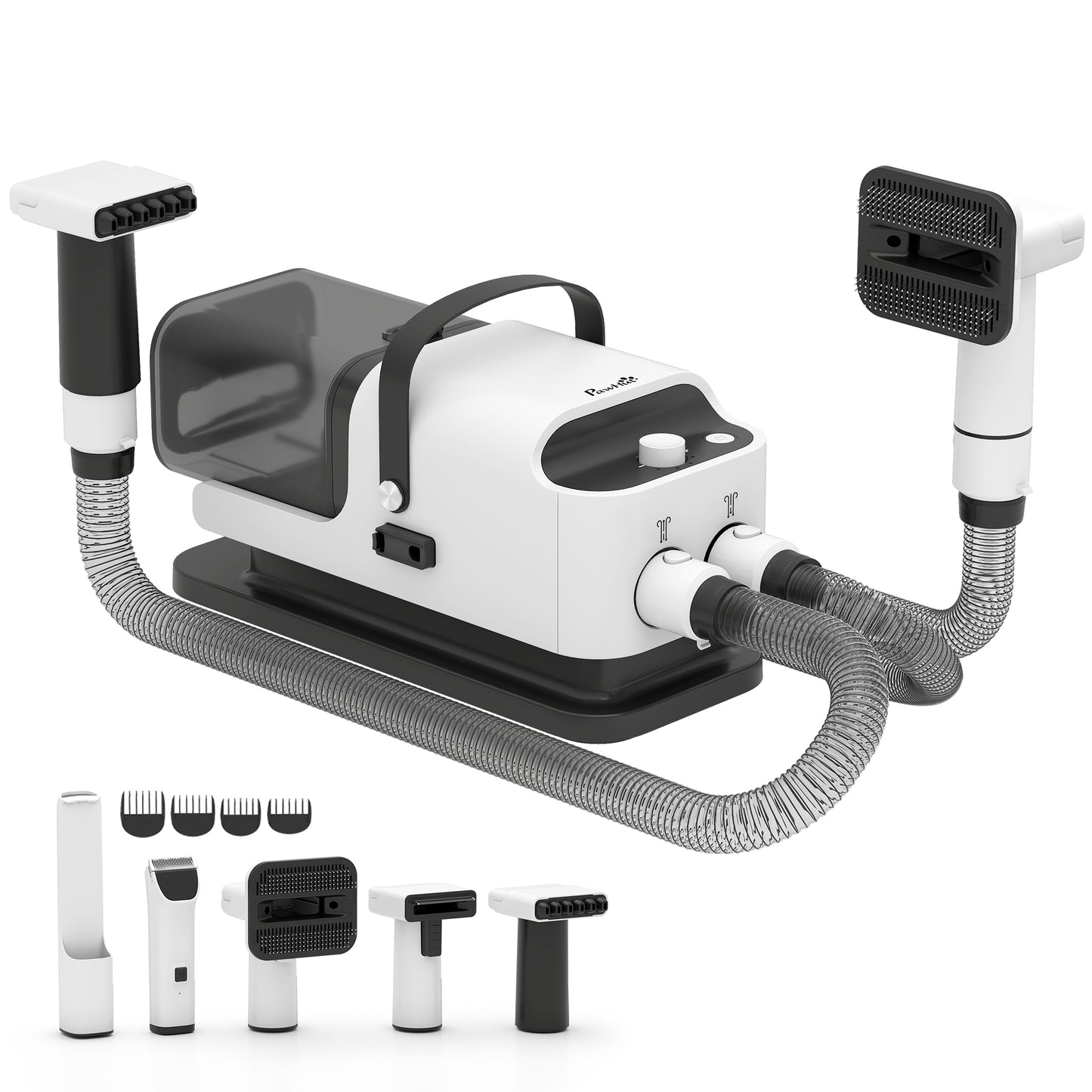 Photo of PawHut 5 in 1 Dog Grooming Vacuum & Dryer w/ Clipper, 1.8L Canister, 4 Modes Blow Temperature in Temperature colour on a white background