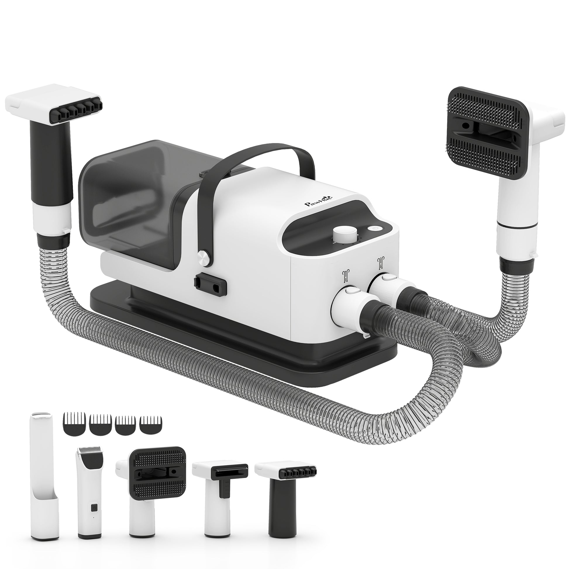 Photo of PawHut 5 in 1 Dog Grooming Vacuum & Dryer w/ Clipper, 1.8L Canister, 4 Modes Blow Temperature in Temperature colour on a white background