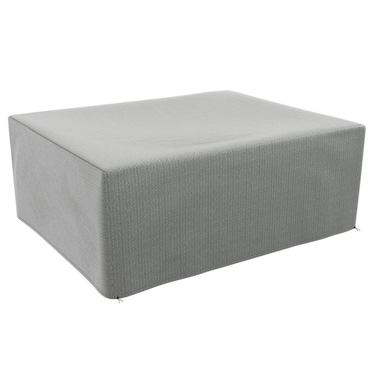 Photo of Outsunny 235 x 190 x 90 cm Large Patio Set Covers, Outdoor Garden Furniture Protection Cover Protector Waterproof Anti-UV Grey in Grey colour on a white background