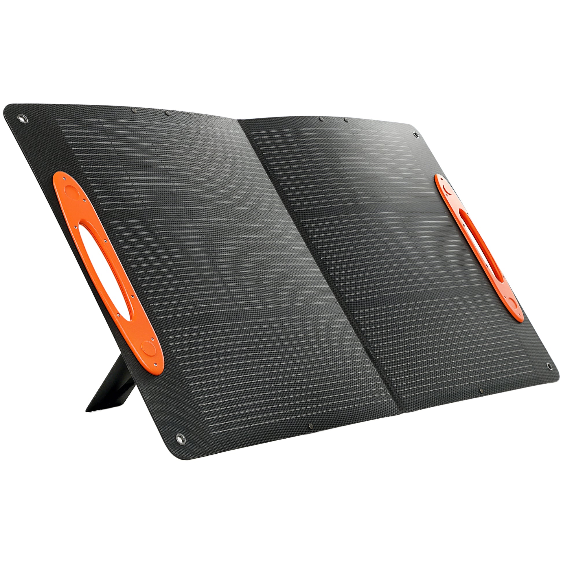 Photo of HOMCOM 100W Portable Solar Panel, Foldable Solar Charger with USB-A & USB-C Fast Charging Output, IP67 Waterproof for Mobile Phone Power Bank Flashlight Fans Camping Backpacking Hiking in Hiking colour on a white background