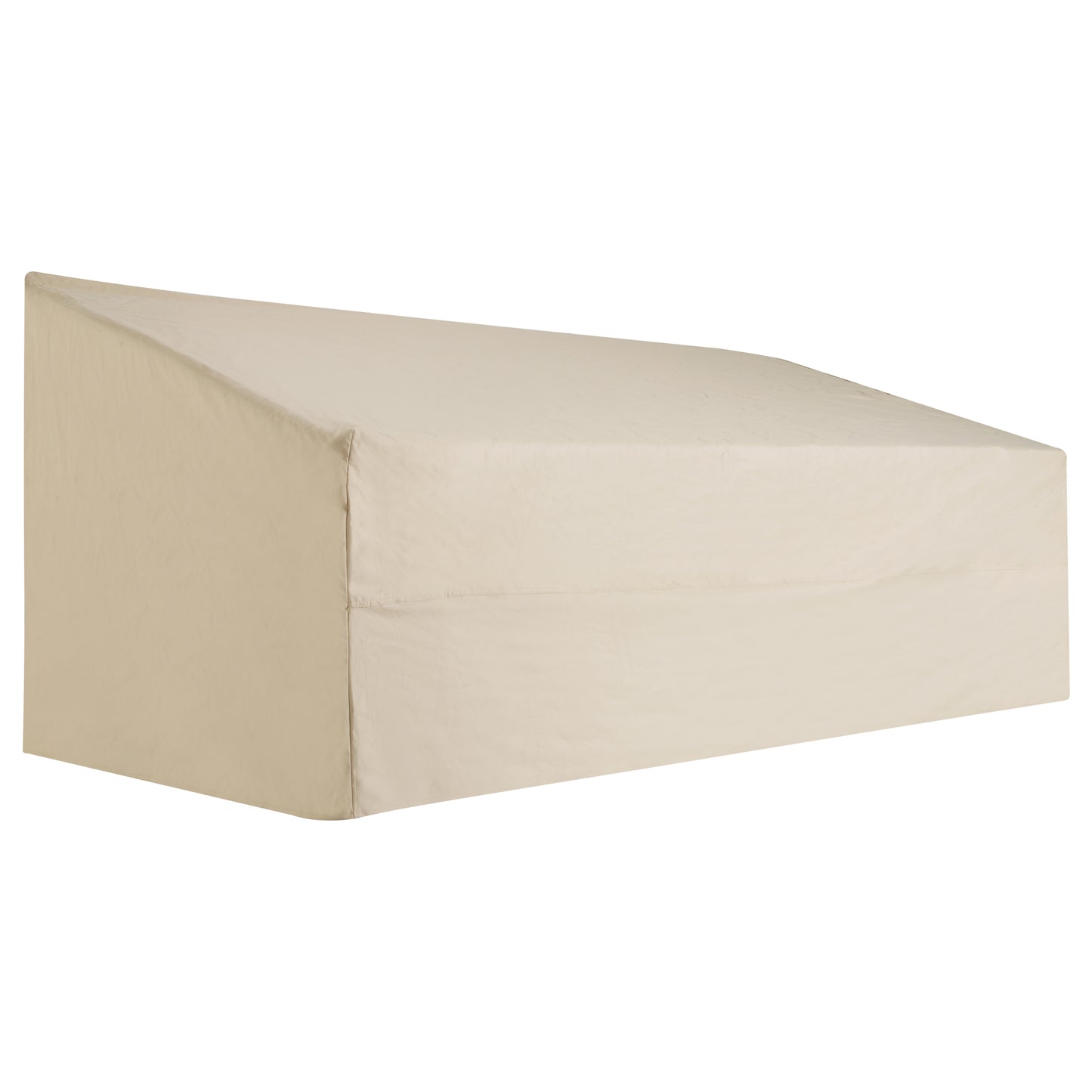 Photo of Outsunny 600D Oxford Cloth Garden Furniture Cover Waterproof, 3 Seater Sofa Protector for Patio, Outdoor, Beige, 218 x 111 x 63-101 cm in cm colour on a white background