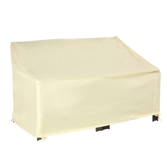 Photo of Outsunny 600D Oxford Cloth Furniture Cover, 2 Seater Sofa Protector for Garden Patio, Outdoor, Waterproof, Beige, 140L x 84W x 56/94H cm in cm colour on a white background