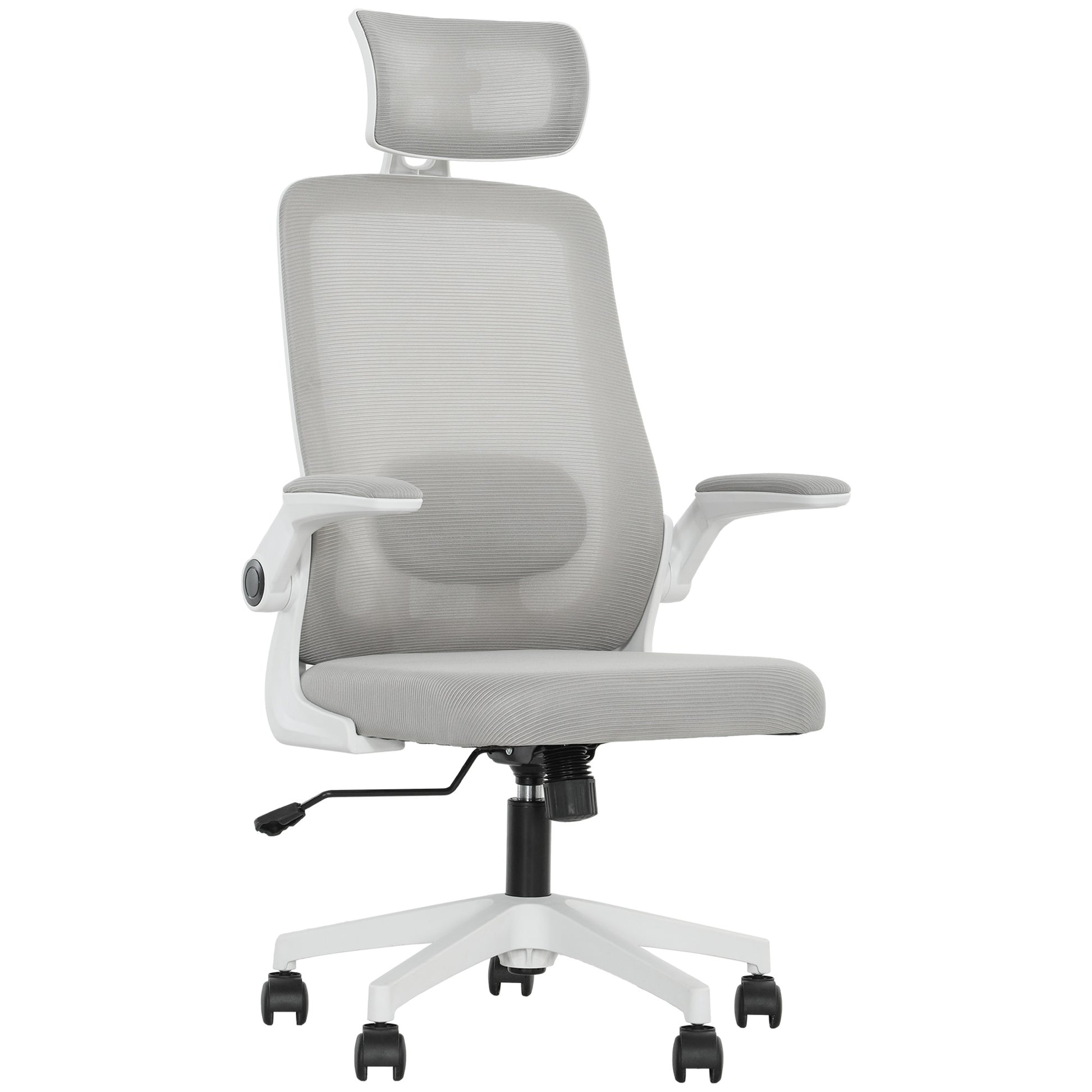 Photo of HOMCOM Multi-Adjust Office Chair - Grey in Grey colour on a white background