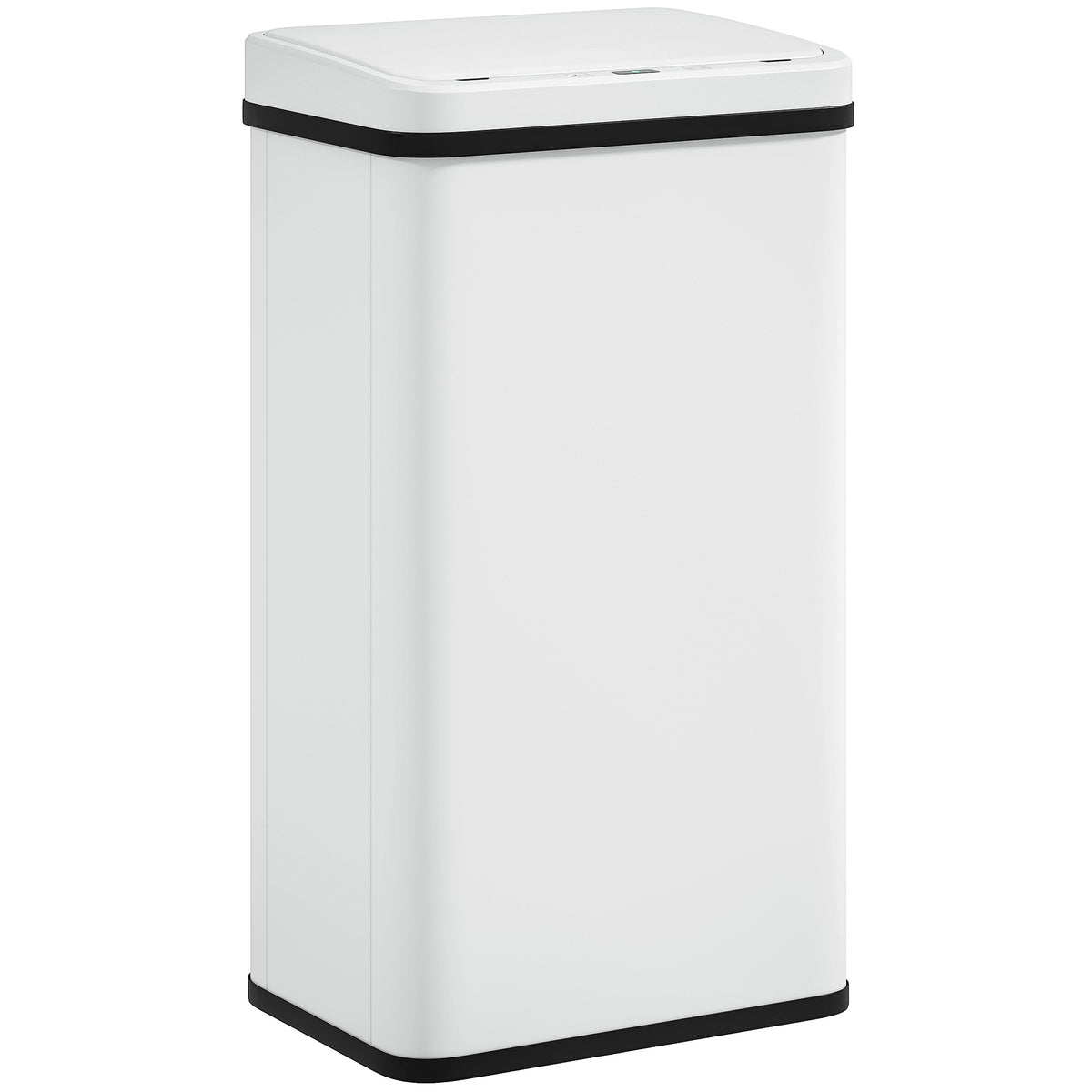 Photo of HOMCOM 50L Sensor Bin with Soft-Close Lid, Stainless Steel Automatic Touchless Motion Sensor Kitchen Bin, White in White colour on a white background