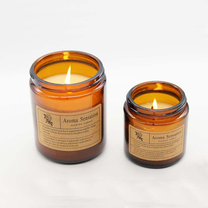 Home Goods Aromatherapy Candle Set (x5) - Clean-Burn Soy Wax - Calming Scent