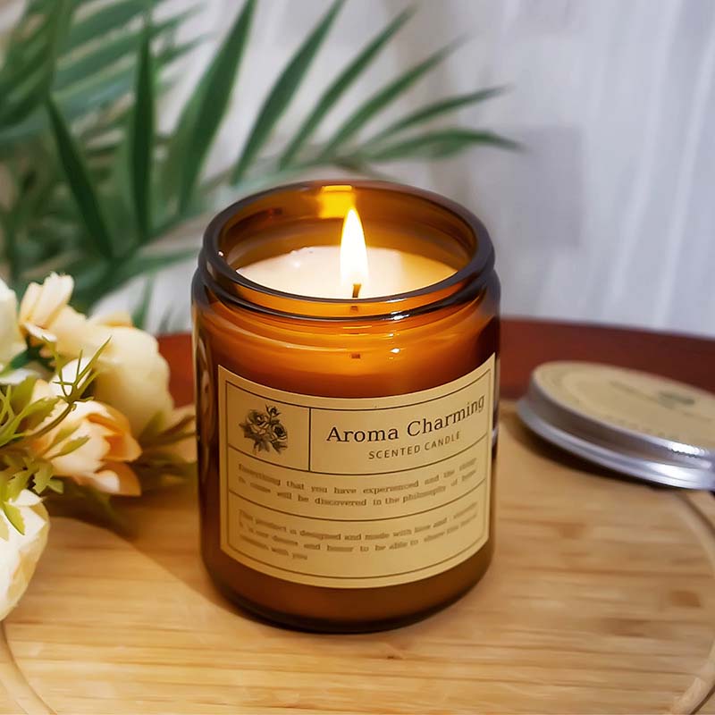 Home Goods Aromatherapy Candle Set (x5) - Clean-Burn Soy Wax - Calming Scent