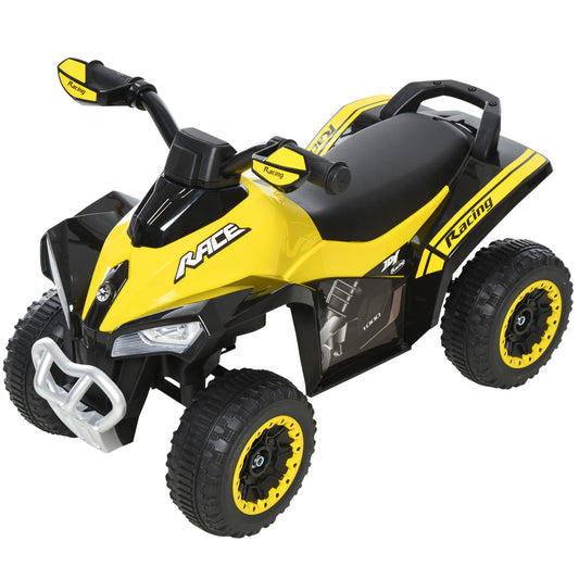 Photo of HOMCOM No Power Ride on Car Toddler Kids Walker Foot To Floor Slider w/ Music Lights for 18 - 36 Months Yellow in Yellow colour on a white background