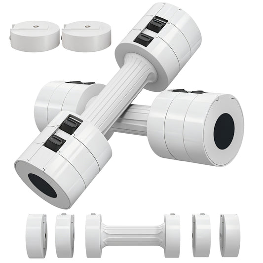 Photo of SPORTNOW Dumbbells Set, Adjustable Weights for Women Men Home Gym Workout, 2.5KG x 2 in 2 colour on a white background