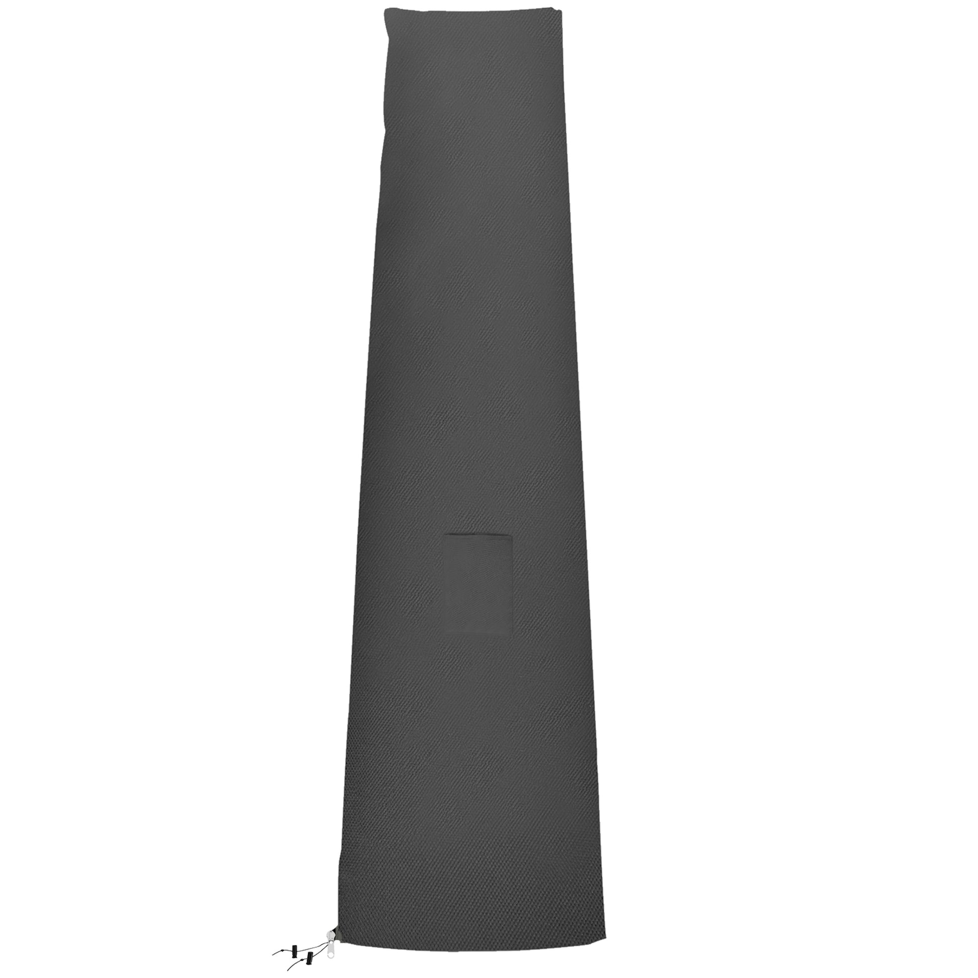 Photo of Outsunny Parasol Umbrella Cover - Grey in Grey colour on a white background