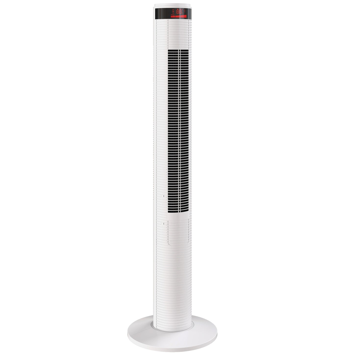 Photo of HOMCOM Oscillating Tower Fan Remote Control 3 Speed Modes Cooling Machine White in White colour on a white background