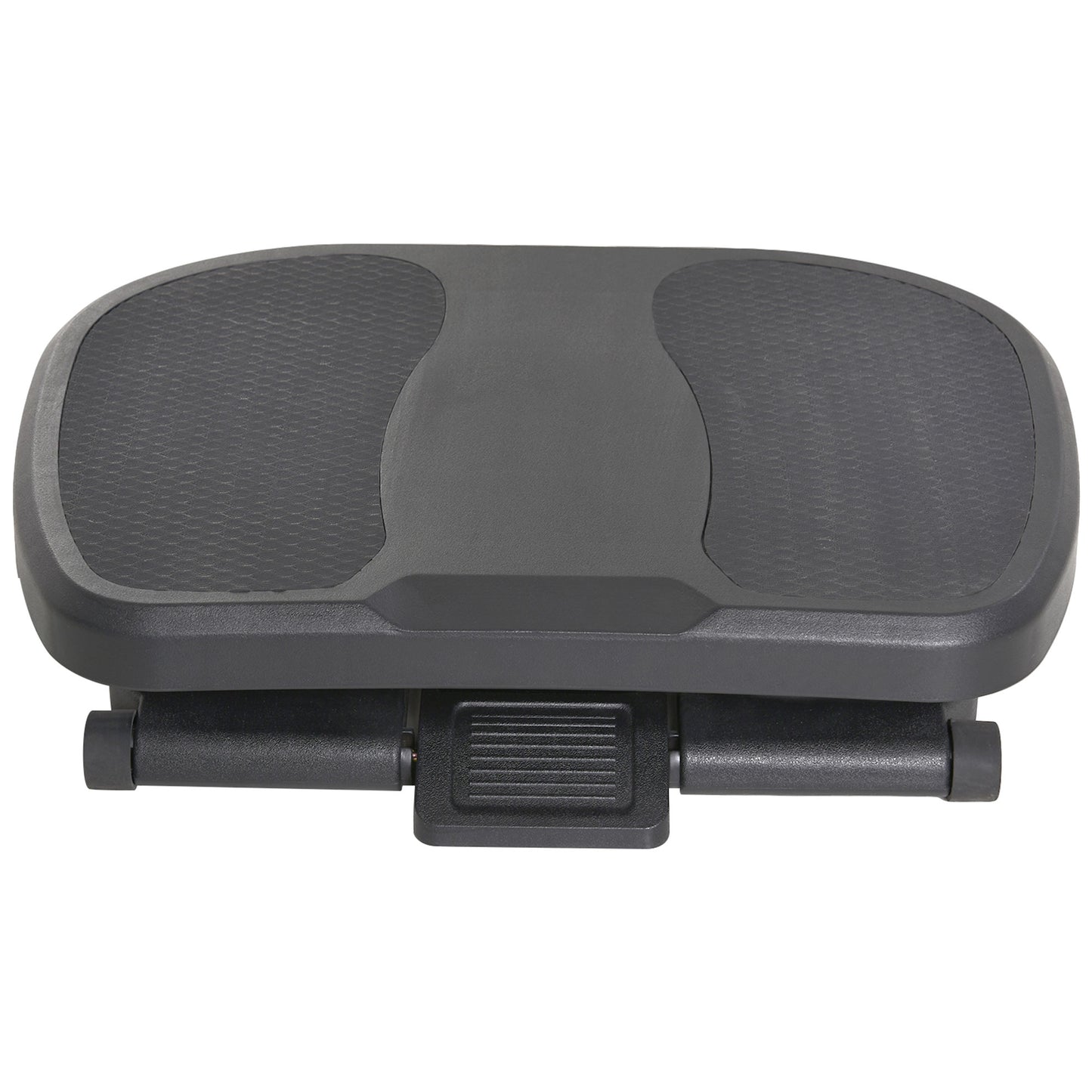 HOMCOM 0-30° Three-Height Under-Desk Support Footrest - Black