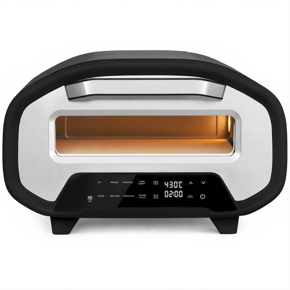 Photo of HOMCOM Electric Pizza Oven, 12 Inch Pizza Maker with 8 Preset Modes and Ceramic Stone, 2200W in 2200W colour on a white background