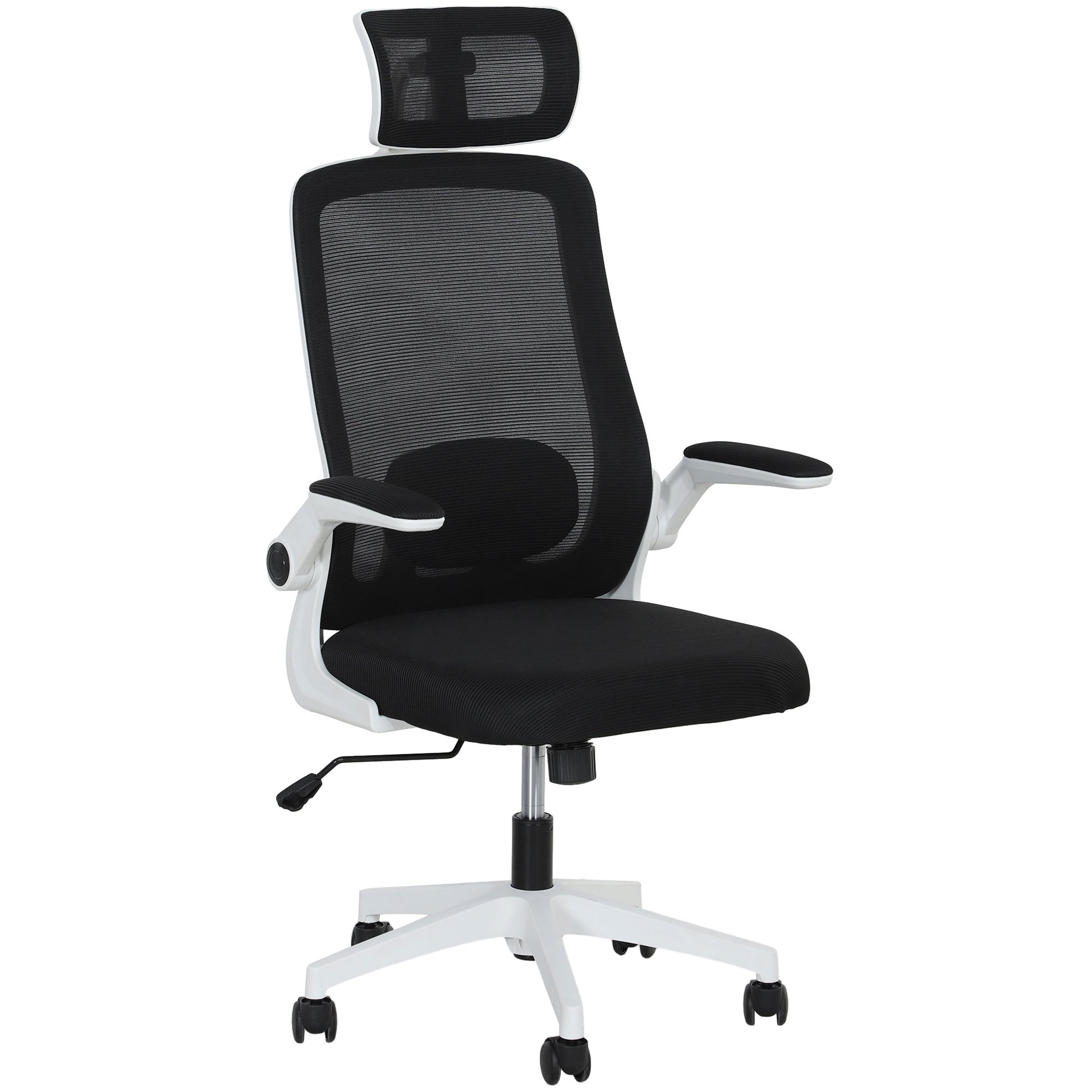Photo of HOMCOM Multi-Adjust Office Chair - Black in Black colour on a white background