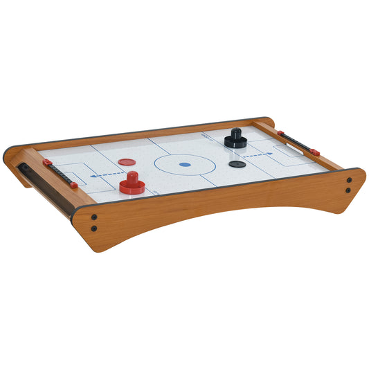 Photo of HOMCOM 2.5FT Tabletop Air Hockey Game Table Wooden Portable Party Gaming Toy for Kids Children Adult in Adult colour on a white background