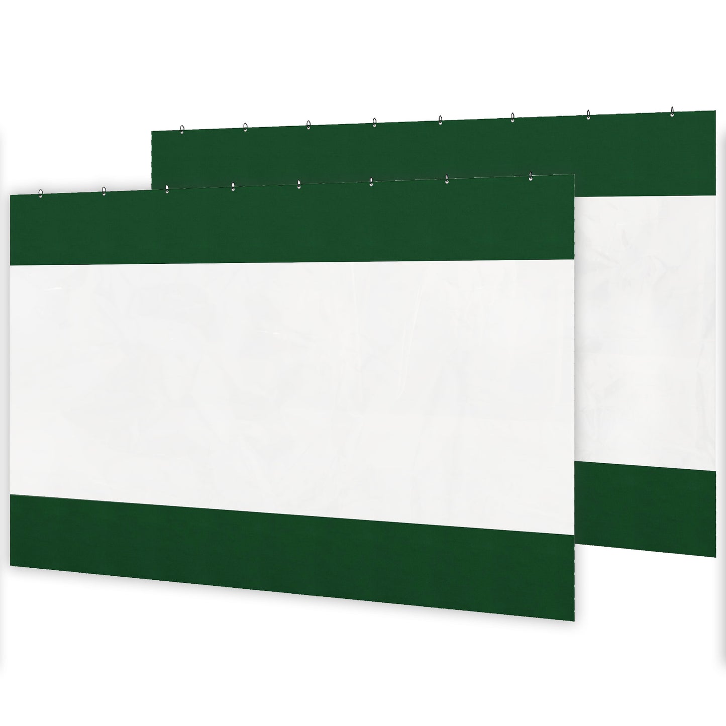 Photo of Outsunny Set of Two 3 x 2m Replacement Pergola Panels - Green in Green colour on a white background