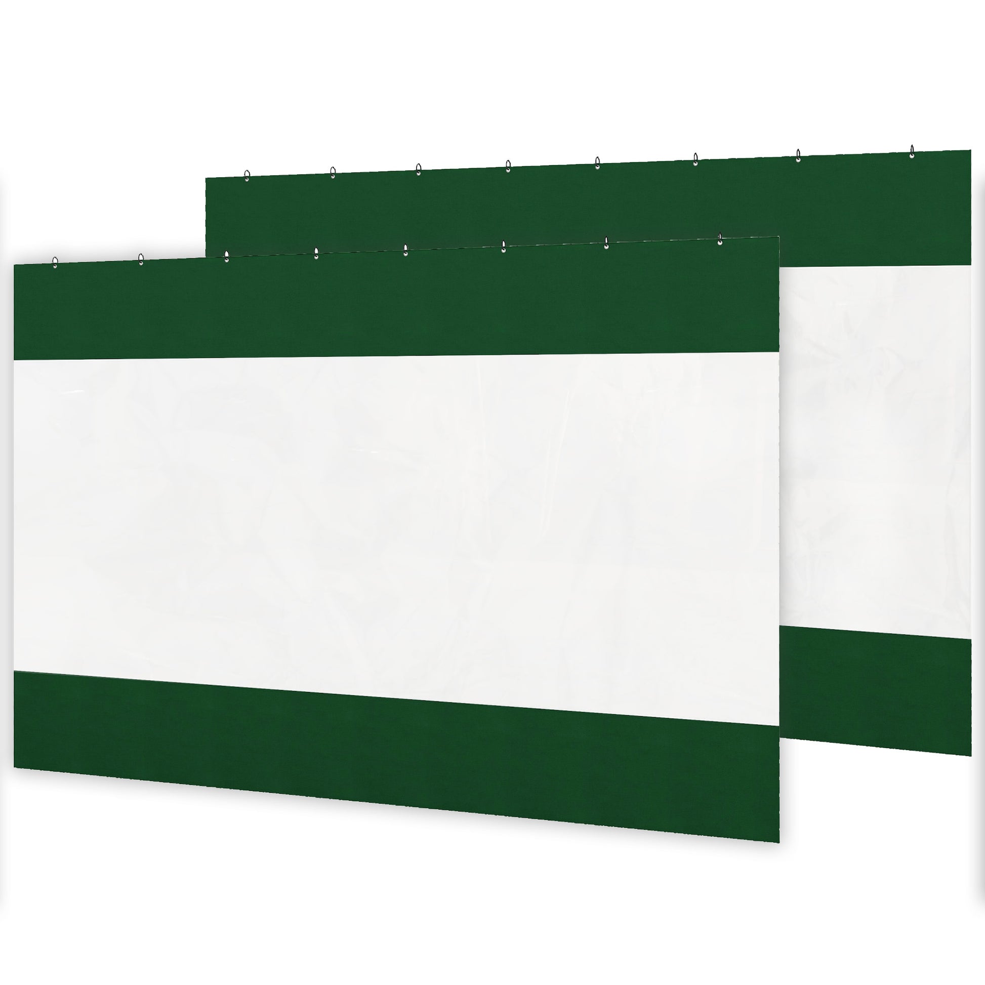 Photo of Outsunny Set of Two 3 x 2m Replacement Pergola Panels - Green in Green colour on a white background