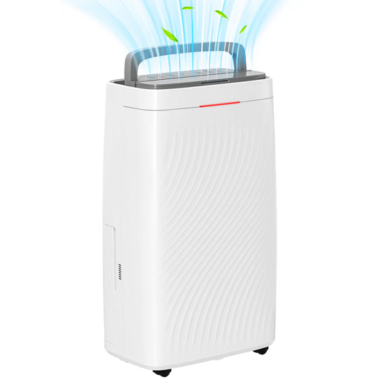 Photo of HOMCOM 16L Multi-Mode Dehumidifier, with Wheels - White in White colour on a white background
