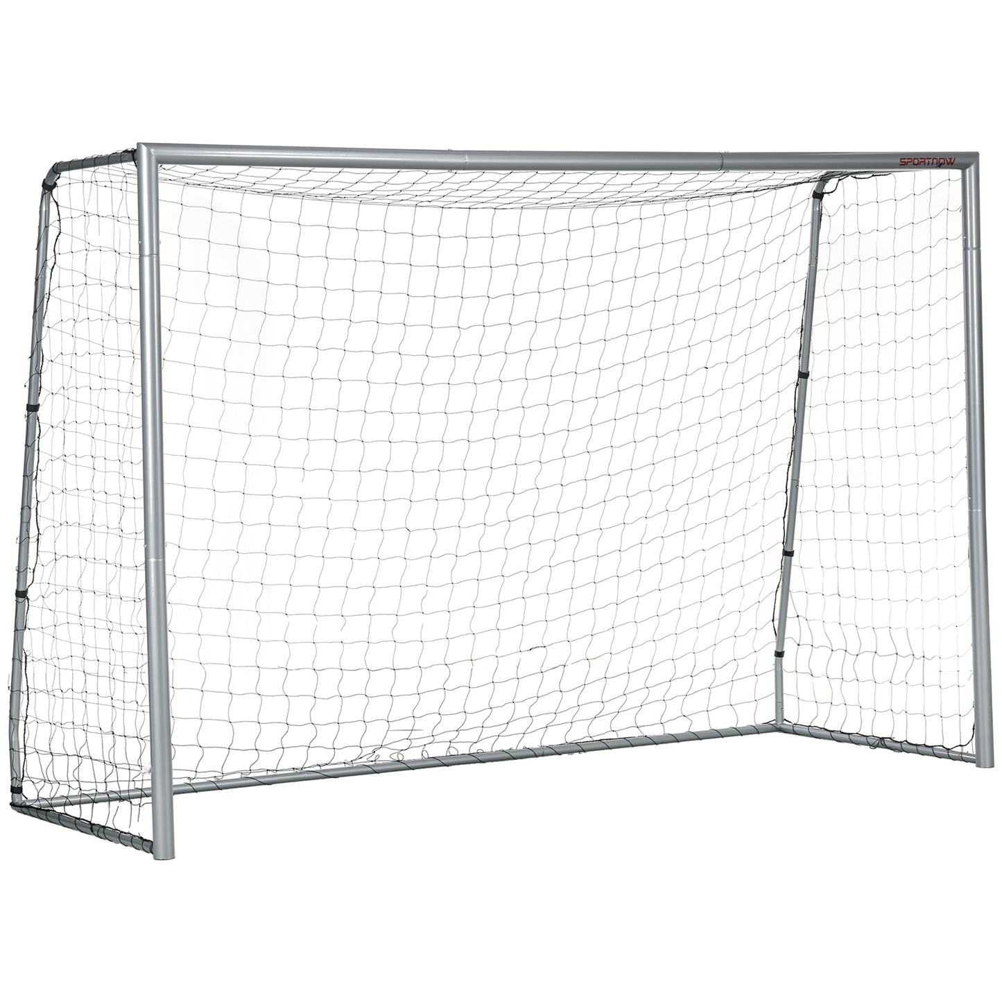 Photo of SPORTNOW 10ft x 6.5ft Football Goal, Football Net for Garden with Ground Stakes, Quick and Simple Set Up in Up colour on a white background
