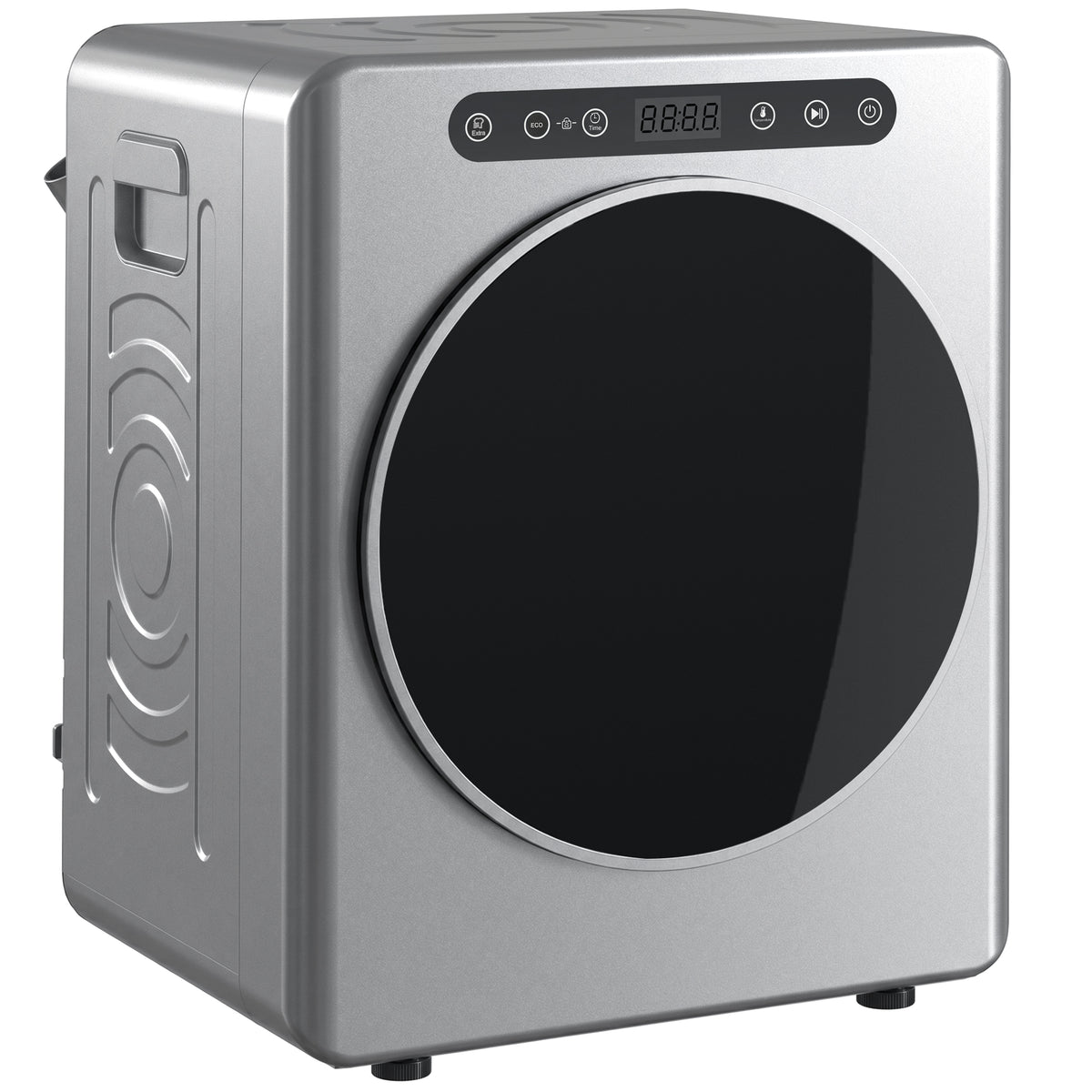 Photo of HOMCOM 5 kg Compact 40-60℃  Tumble Dryer - Silver Tone in Tone colour on a white background