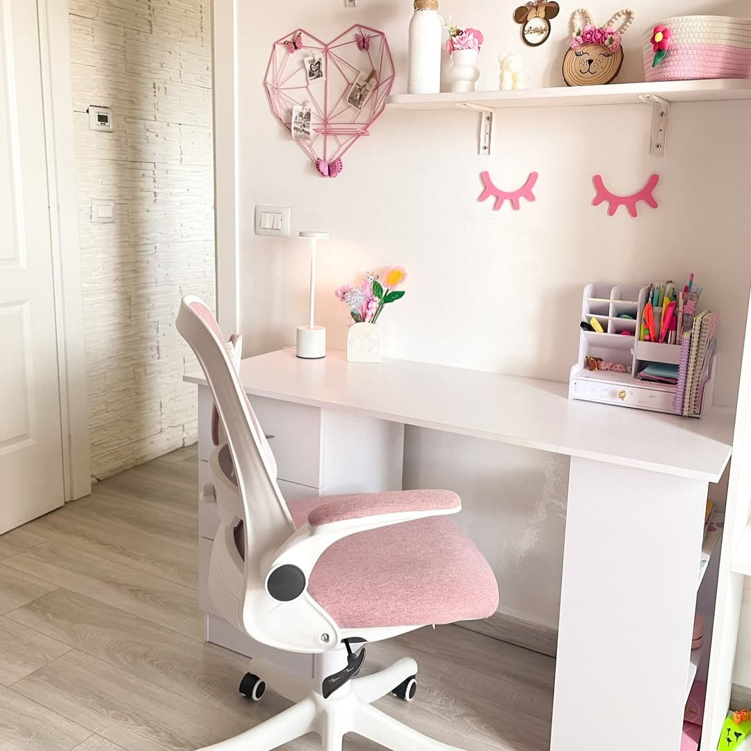 HOMCOM Computer Desk, Home Office Desk, Writing Table, PC Workstation with 3 Storage Shelves and 3 Drawers for Working, Study, 120 x 49 x 72 cm, White