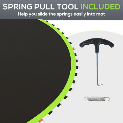 SPORTNOW trampoline mat edge with included spring pull tool and replacement spring