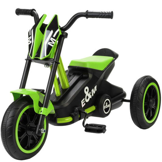 Photo of AIYAPLAY Kids Tricycle Baby Trike, Kids Trike with Pedal, 3 Wheel Toddler Balance Bike for Indoor Outdoor Use, Green in Green colour on a white background