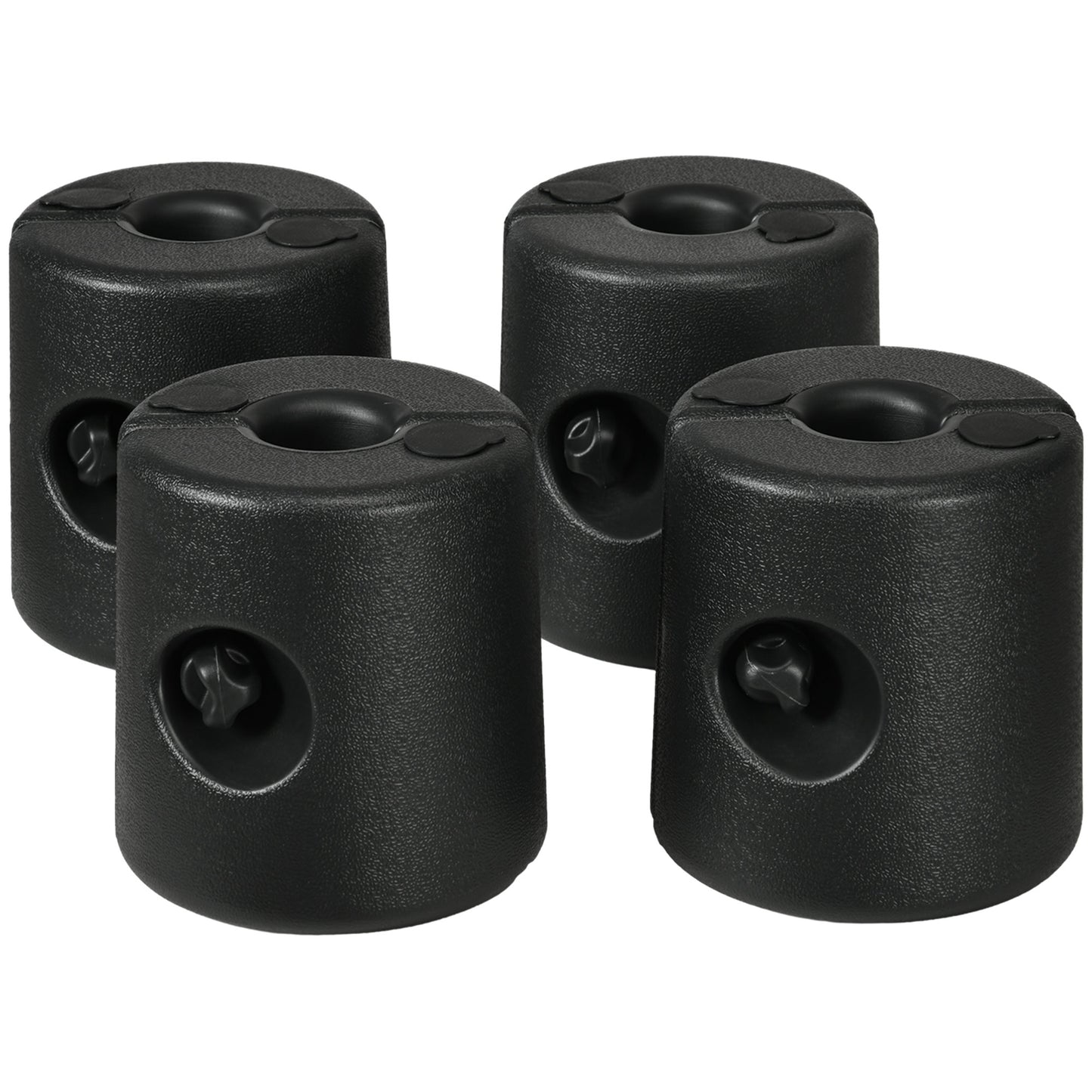 Photo of Outsunny HDPE Tent Weights Set of 4, Canopy Weights, Fill with Water or Sand, 48KG in 48KG colour on a white background