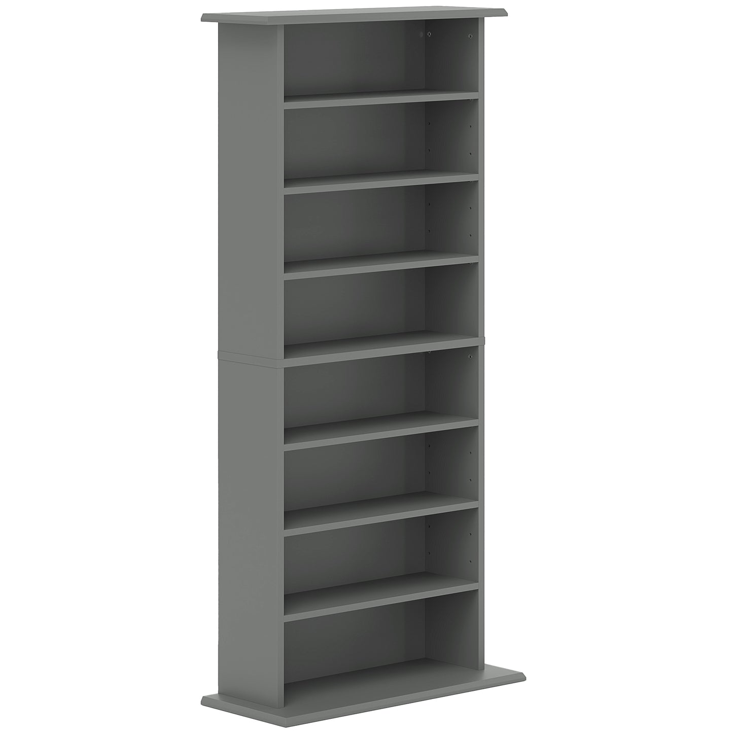 Photo of HOMCOM 360 CD Storage Unit - Grey in Grey colour on a white background