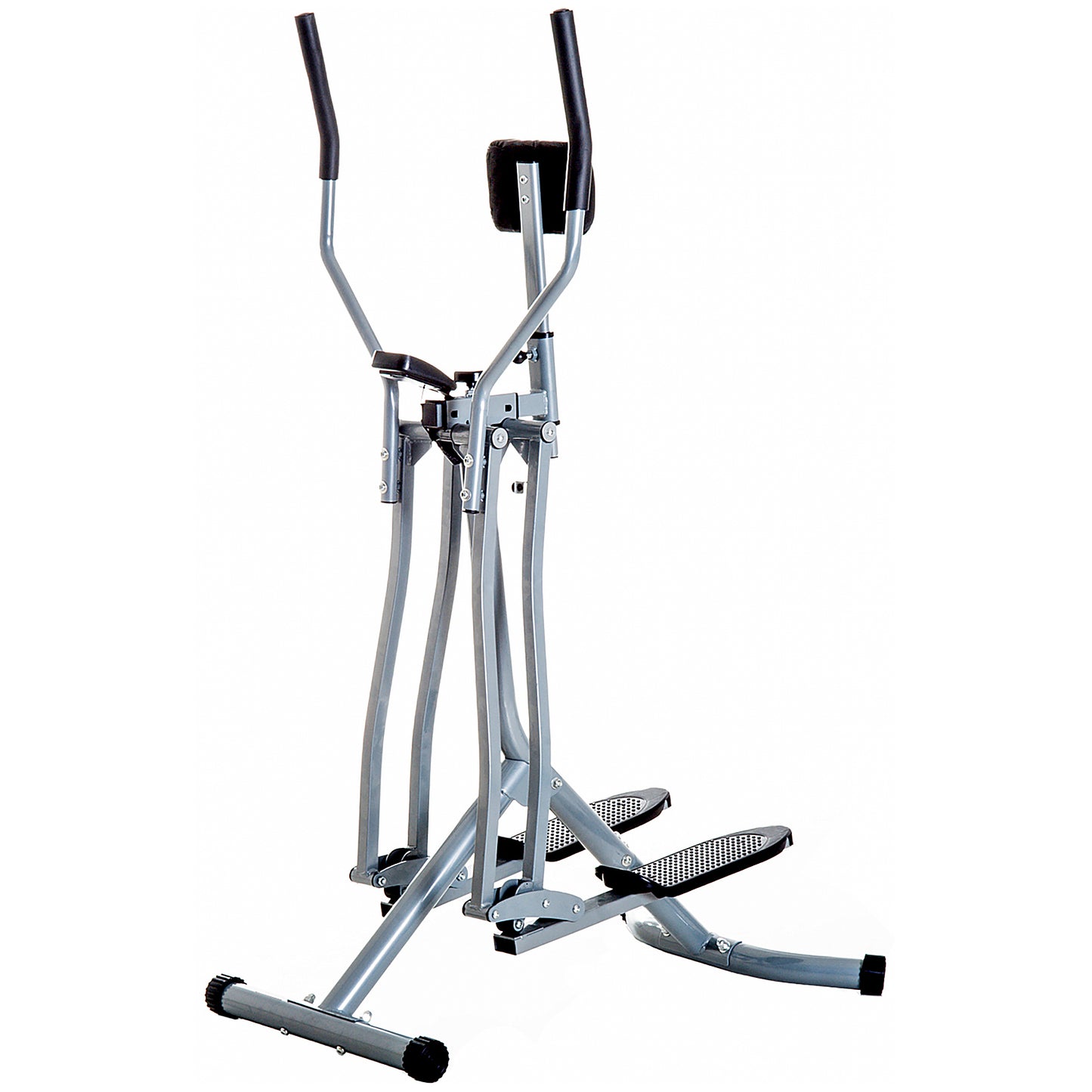 Photo of HOMCOM Air Walker Glider, Cross Trainer Fitness Machine, with LCD, for Home Gym, Grey in Grey colour on a white background