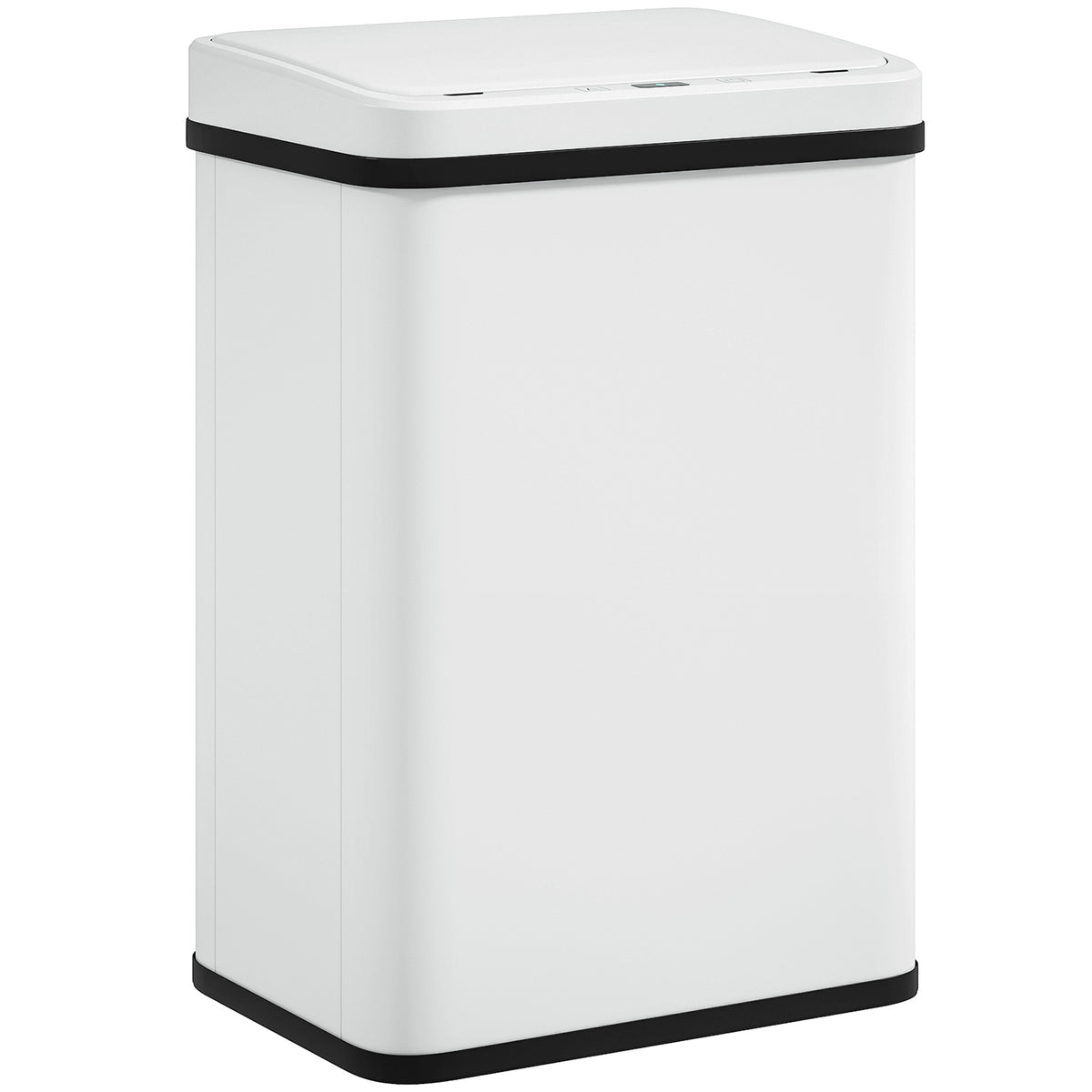 Photo of HOMCOM 40L Sensor Bin with Soft-Close Lid, Stainless Steel Automatic Touchless Motion Sensor Kitchen Bin, White in White colour on a white background