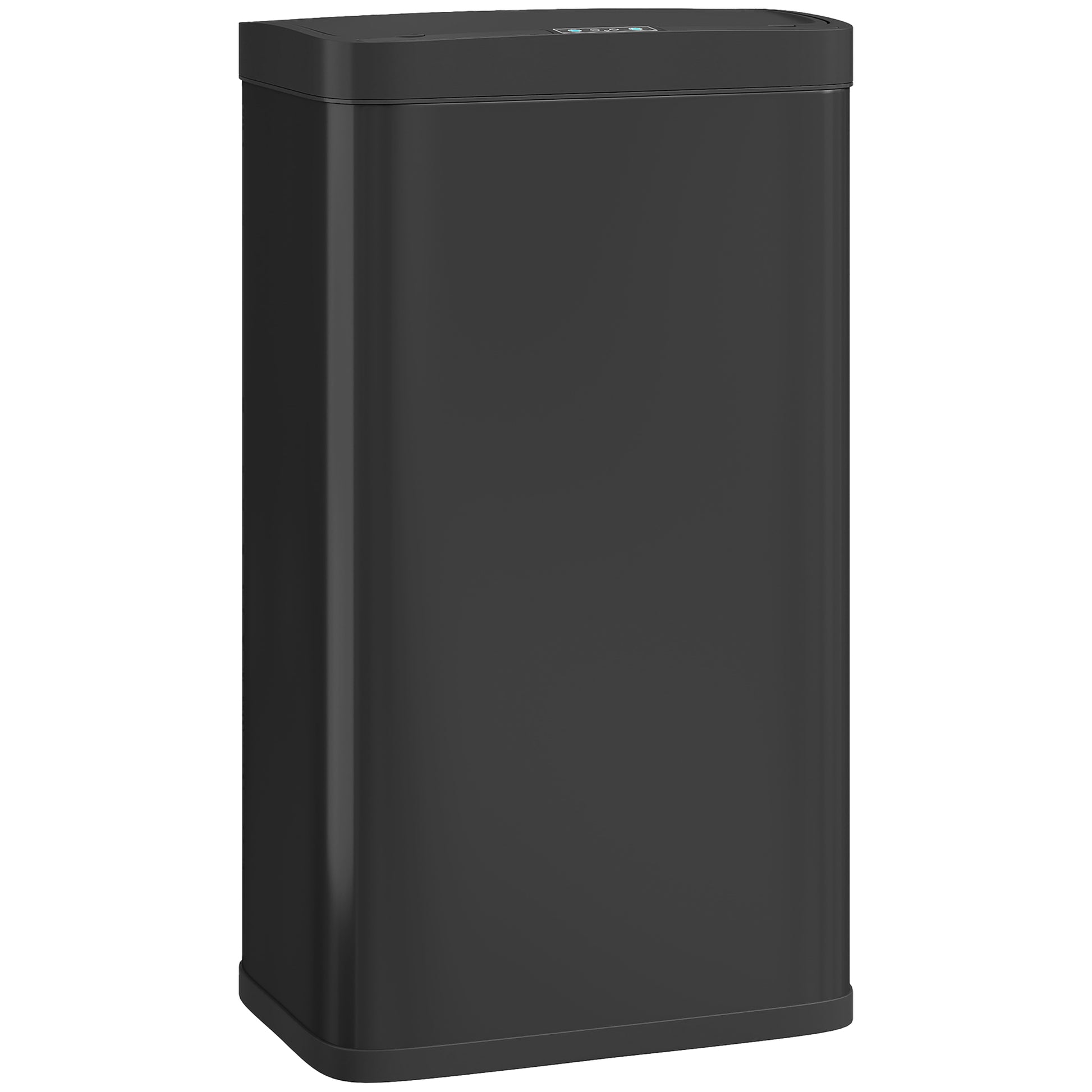 Photo of HOMCOM 45L Kitchen Sensor Bin - Black in Black colour on a white background