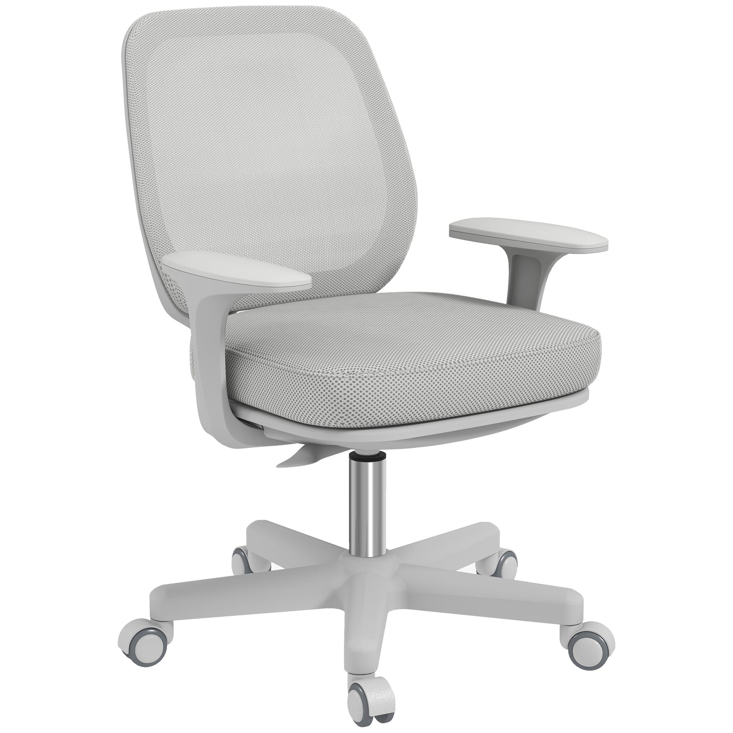 Photo of Vinsetto 44-56cm Mesh Back Office Chair - Grey in Grey colour on a white background