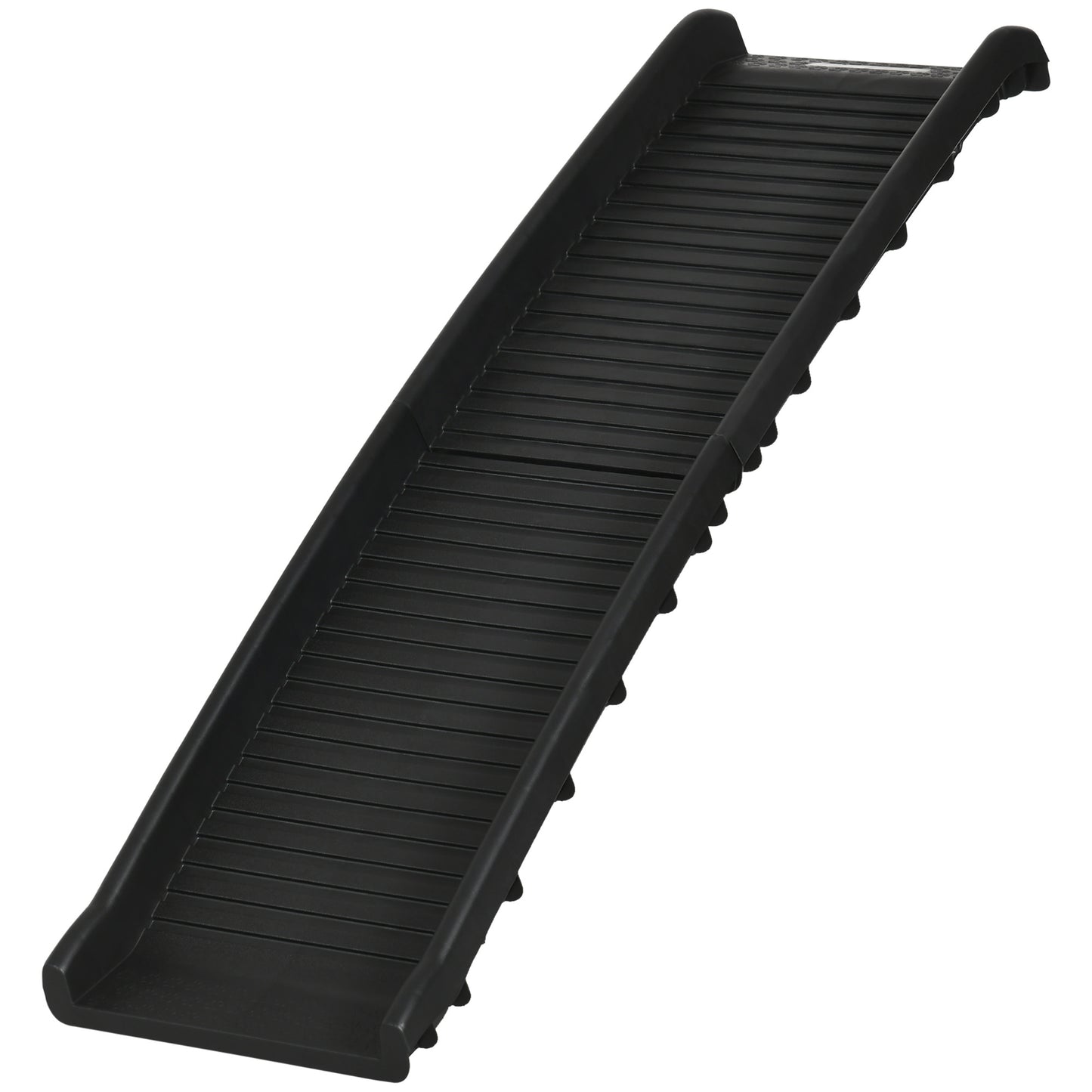 Photo of PawHut Foldable Pet Ramp Dog Car Ramp for SUVs, Cars - Black in Black colour on a white background