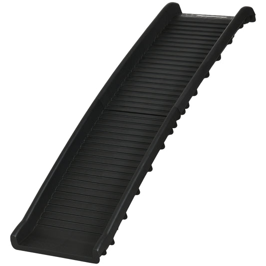 Photo of PawHut Foldable Pet Ramp Dog Car Ramp for SUVs, Cars - Black in Black colour on a white background