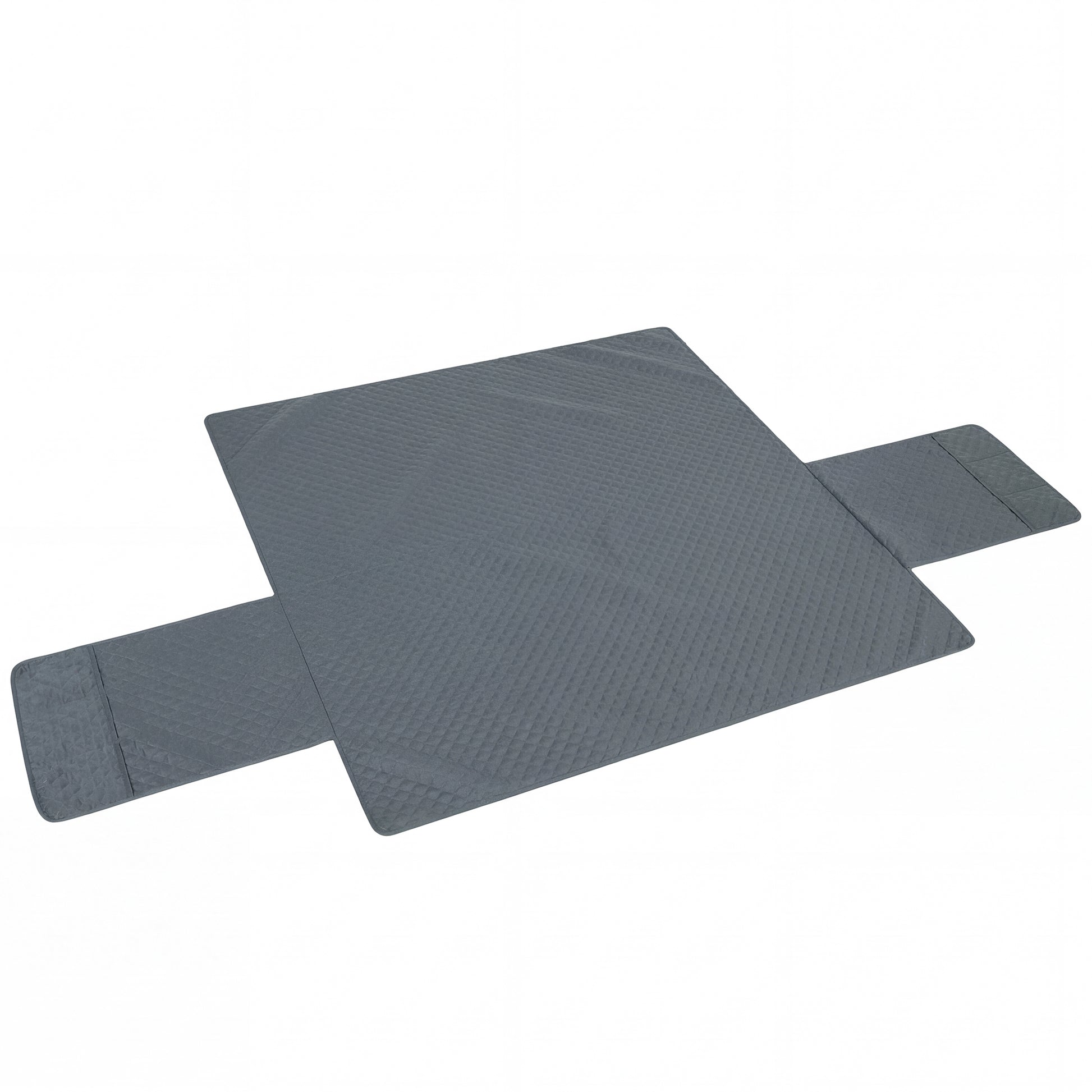 Photo of PawHut Waterproof Sofa Cover 3 Seater, Soft Couch Cover for Dogs Cats Pets, Non Slip Sofa Slipcoevr with Elastic Straps in Straps colour on a white background