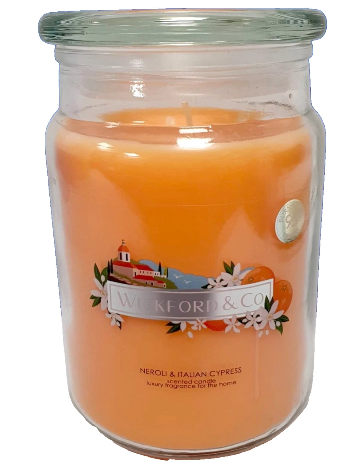Wickford & Co 18oz Scented Candle – 95hr Burn Time – Long-Lasting Home Fragrance