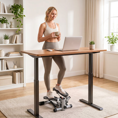 HOMCOM mini stepper used while standing at a desk