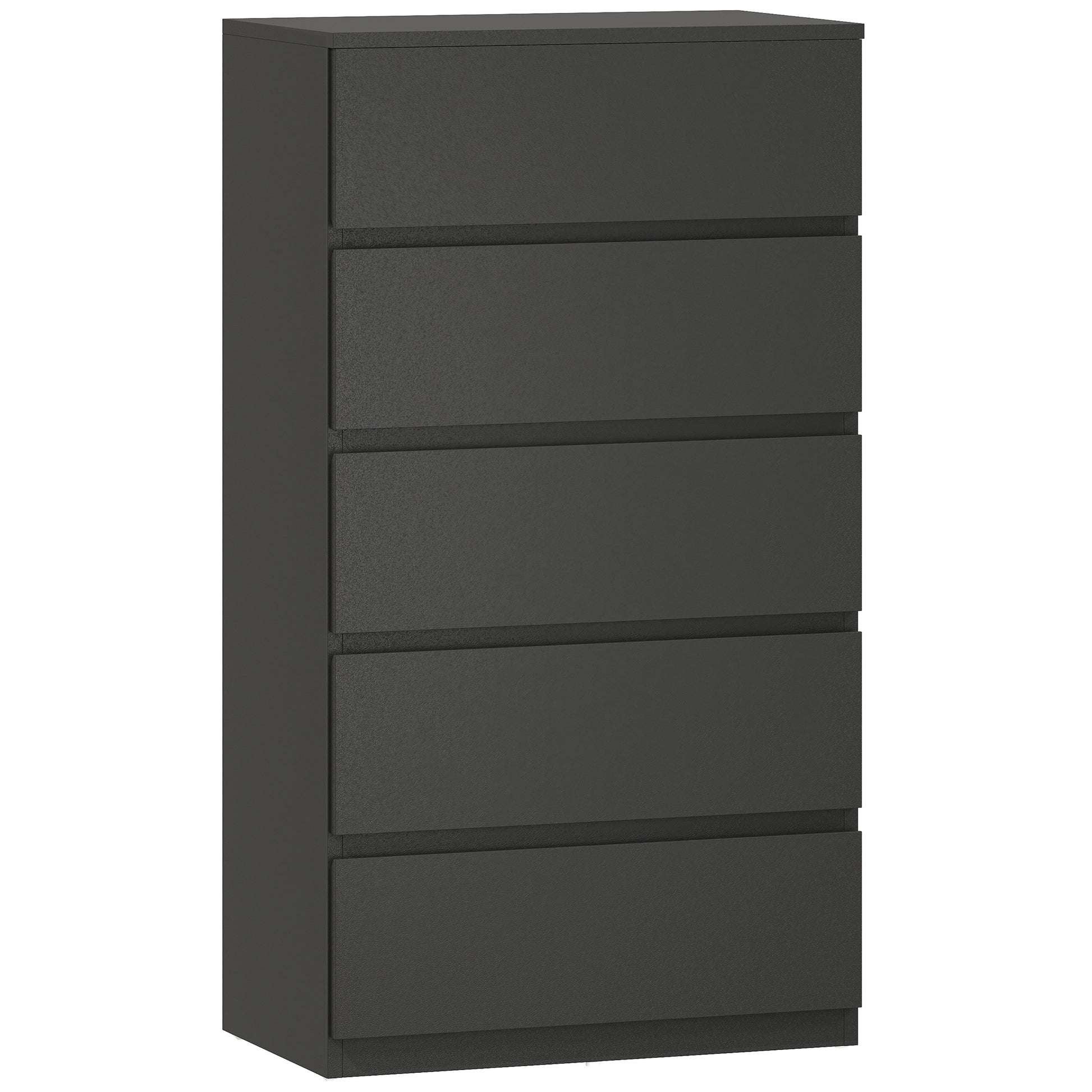 Photo of HOMCOM Chest of Drawers, 5-Drawer Storage Cabinets, Modern Dresser, Storage Drawer Unit for Bedroom in Bedroom colour on a white background