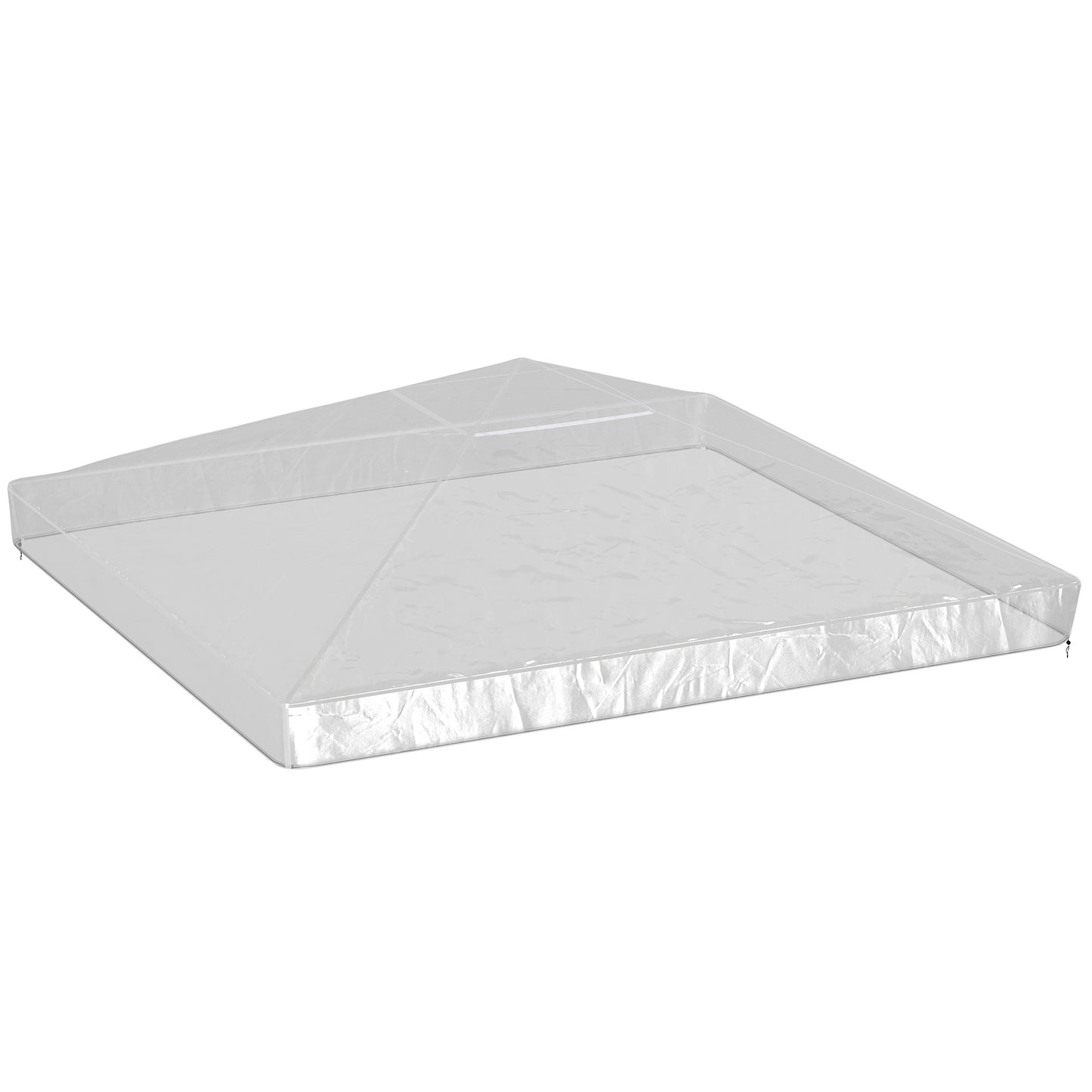 Photo of Outsunny 2 x 2 (m) Gazebo Protective Cover, Waterproof Cover for Gazebo, Canopy and Tent in Tent colour on a white background