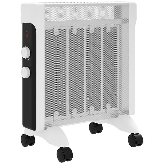 Photo of HOMCOM 2kW Electric Heater, 10-45℃ Temperature - White in White colour on a white background