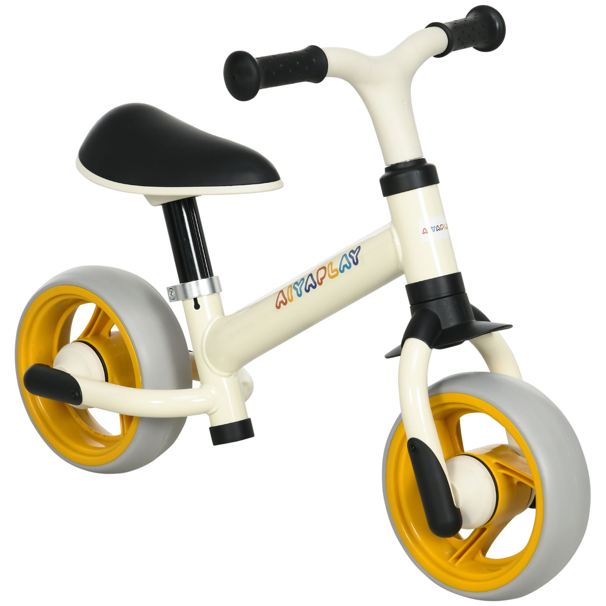 Photo of AIYAPLAY 8" Balance Bike, Lightweight Training Bike for Children, with Adjustable Seat, EVA Wheels, Easy installation - Orange in Orange colour on a white background