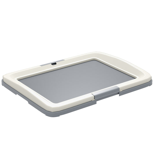 Photo of PawHut Dog Toilet Tray for Training Dogs, Dog Litter Tray for Indoor, Outdoor, 63 x 49 x 6cm in 6cm colour on a white background