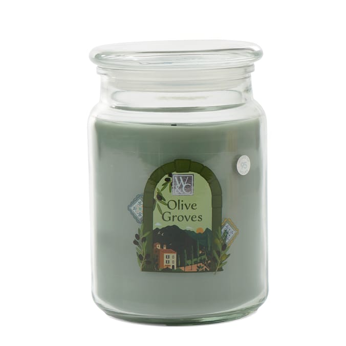 Wickford & Co 18oz Scented Candle – 95hr Burn Time – Long-Lasting Home Fragrance