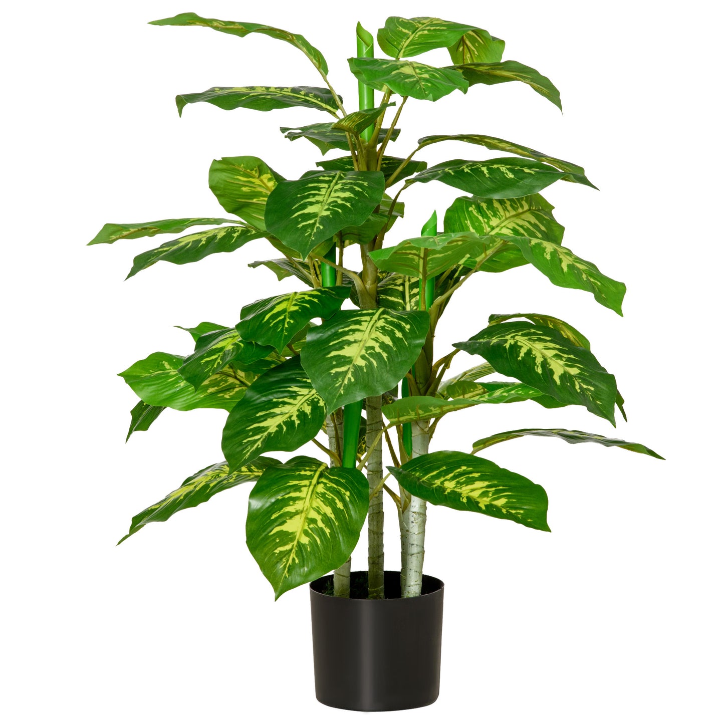 Photo of HOMCOM Faux Rose Plants, with Pots in Pots colour on a white background