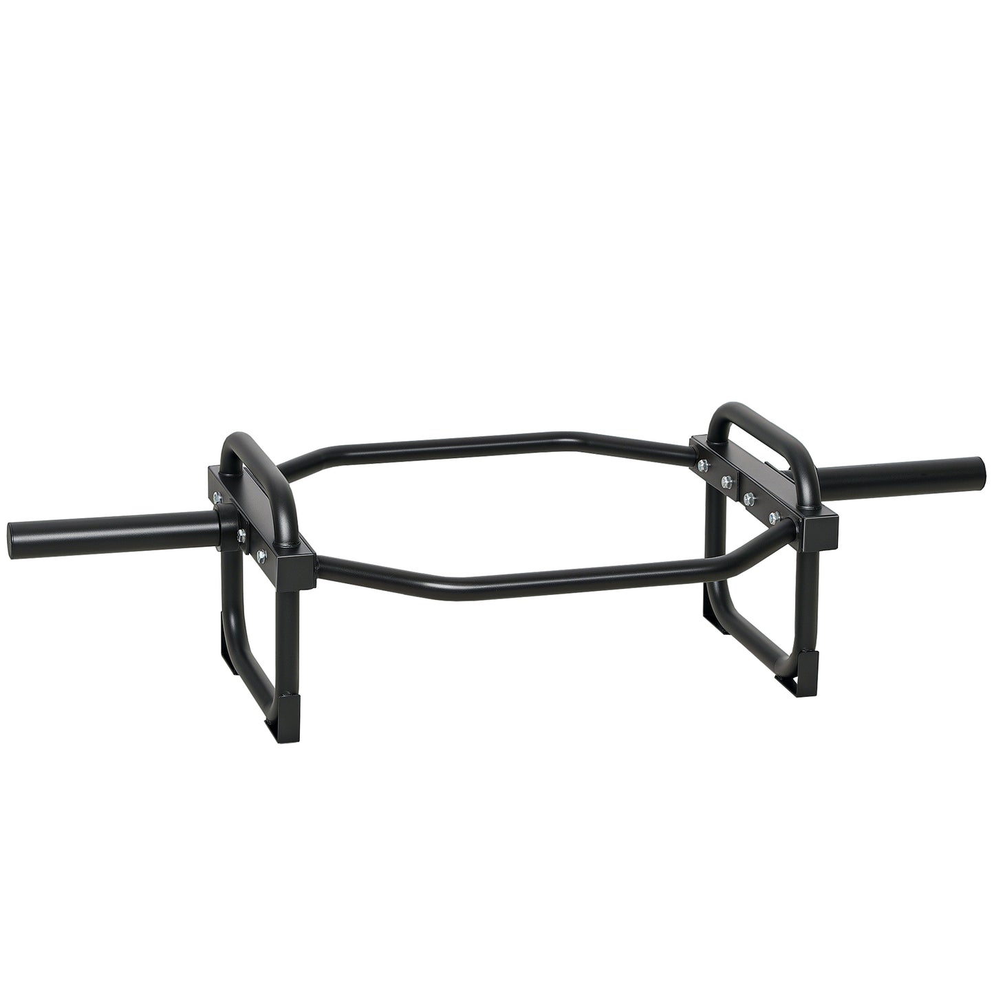 Photo of SPORTNOW Olympic Trap Bar, 2" Hex Barbell Bar with 300kg Capacity for Deadlifts, Shrugs, Squats and Farmer Walks in Walks colour on a white background