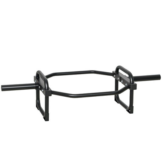Photo of SPORTNOW Olympic Trap Bar, 2" Hex Barbell Bar with 300kg Capacity for Deadlifts, Shrugs, Squats and Farmer Walks in Walks colour on a white background
