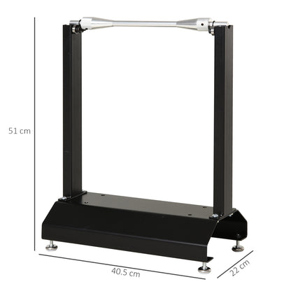 DURHAND wheel balancing stand, 51 cm high, with a 40.5 by 22 cm base